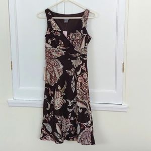 Ann Taylor silk paisley dress